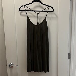 Urban Outfitters Olive Ribbed Top